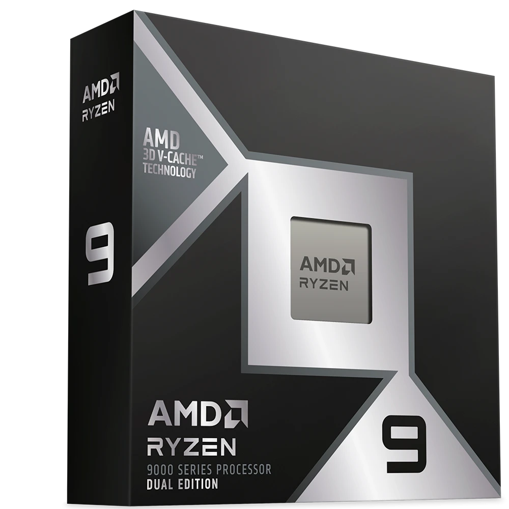 Procesador AMD Ryzen 9 9950X3D2 Dual Edition · AMD Socket AM5 · 16 Núcleos / 32 Hilos · 4.3-5.6 GHz · 192MB Caché L3 · Gráficos AMD Radeon